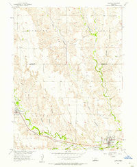 Curtis Nebraska Historical topographic map, 1:24000 scale, 7.5 X 7.5 Minute, Year 1956