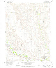 Curtis Nebraska Historical topographic map, 1:24000 scale, 7.5 X 7.5 Minute, Year 1956