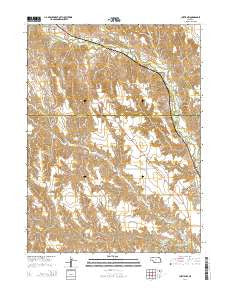 Curtis NW Nebraska Current topographic map, 1:24000 scale, 7.5 X 7.5 Minute, Year 2014