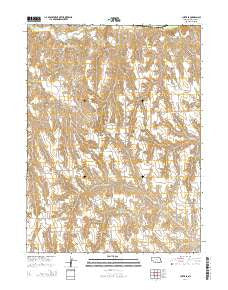 Curtis SE Nebraska Current topographic map, 1:24000 scale, 7.5 X 7.5 Minute, Year 2014