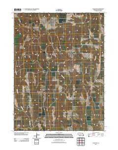 Curtis SW Nebraska Historical topographic map, 1:24000 scale, 7.5 X 7.5 Minute, Year 2011