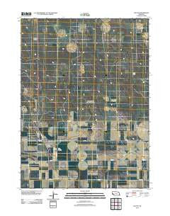 Dalton Nebraska Historical topographic map, 1:24000 scale, 7.5 X 7.5 Minute, Year 2011