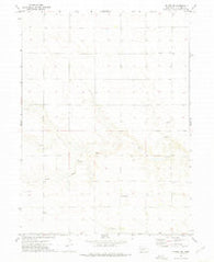 Dalton SE Nebraska Historical topographic map, 1:24000 scale, 7.5 X 7.5 Minute, Year 1972