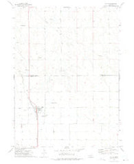 Dalton Nebraska Historical topographic map, 1:24000 scale, 7.5 X 7.5 Minute, Year 1972