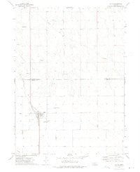 Dalton Nebraska Historical topographic map, 1:24000 scale, 7.5 X 7.5 Minute, Year 1972