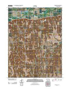 Danbury NE Nebraska Historical topographic map, 1:24000 scale, 7.5 X 7.5 Minute, Year 2011