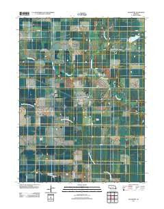 Davenport Nebraska Historical topographic map, 1:24000 scale, 7.5 X 7.5 Minute, Year 2011