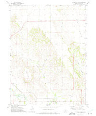 Davenport Table Nebraska Historical topographic map, 1:24000 scale, 7.5 X 7.5 Minute, Year 1972