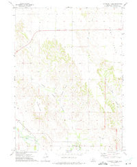 Davenport Table Nebraska Historical topographic map, 1:24000 scale, 7.5 X 7.5 Minute, Year 1972