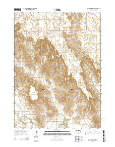 Davenport Table Nebraska Current topographic map, 1:24000 scale, 7.5 X 7.5 Minute, Year 2014