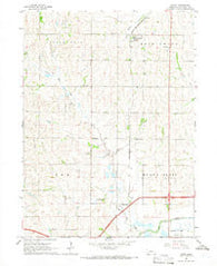 Davey Nebraska Historical topographic map, 1:24000 scale, 7.5 X 7.5 Minute, Year 1964