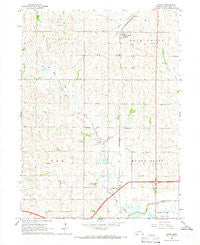 Davey Nebraska Historical topographic map, 1:24000 scale, 7.5 X 7.5 Minute, Year 1964