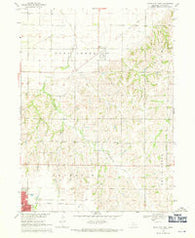 David City East Nebraska Historical topographic map, 1:24000 scale, 7.5 X 7.5 Minute, Year 1968