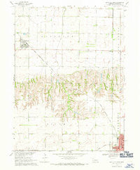 David City West Nebraska Historical topographic map, 1:24000 scale, 7.5 X 7.5 Minute, Year 1968