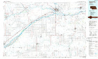 David City Nebraska Historical topographic map, 1:100000 scale, 30 X 60 Minute, Year 1985