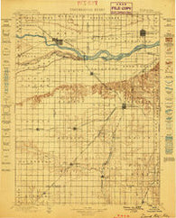 David City Nebraska Historical topographic map, 1:125000 scale, 30 X 30 Minute, Year 1899