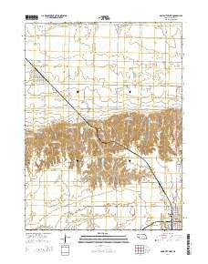 David City West Nebraska Current topographic map, 1:24000 scale, 7.5 X 7.5 Minute, Year 2014