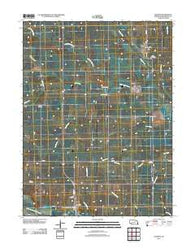 Dawson Nebraska Historical topographic map, 1:24000 scale, 7.5 X 7.5 Minute, Year 2011