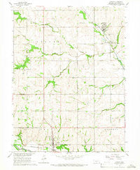 Dawson Nebraska Historical topographic map, 1:24000 scale, 7.5 X 7.5 Minute, Year 1965