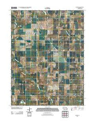 Daykin Nebraska Historical topographic map, 1:24000 scale, 7.5 X 7.5 Minute, Year 2011