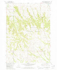 Dead Mans Creek Nebraska Historical topographic map, 1:24000 scale, 7.5 X 7.5 Minute, Year 1980
