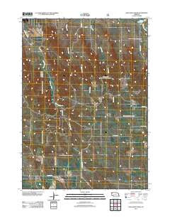 Dead Mans Creek Nebraska Historical topographic map, 1:24000 scale, 7.5 X 7.5 Minute, Year 2011