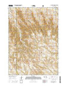 Dead Mans Creek Nebraska Current topographic map, 1:24000 scale, 7.5 X 7.5 Minute, Year 2014