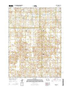 Deloit Nebraska Current topographic map, 1:24000 scale, 7.5 X 7.5 Minute, Year 2014