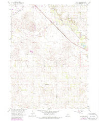 Deloit NE Nebraska Historical topographic map, 1:24000 scale, 7.5 X 7.5 Minute, Year 1963