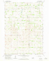 Deloit Nebraska Historical topographic map, 1:24000 scale, 7.5 X 7.5 Minute, Year 1963