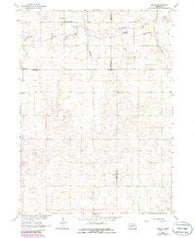 Deloit Nebraska Historical topographic map, 1:24000 scale, 7.5 X 7.5 Minute, Year 1963