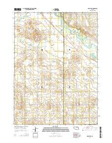 Deloit NE Nebraska Current topographic map, 1:24000 scale, 7.5 X 7.5 Minute, Year 2014