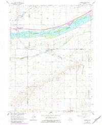 Denman Nebraska Historical topographic map, 1:24000 scale, 7.5 X 7.5 Minute, Year 1962