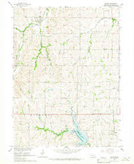 Denton Nebraska Historical topographic map, 1:24000 scale, 7.5 X 7.5 Minute, Year 1964