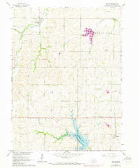 Denton Nebraska Historical topographic map, 1:24000 scale, 7.5 X 7.5 Minute, Year 1964