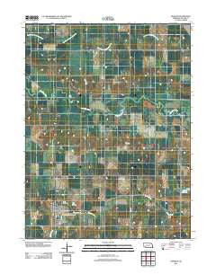 Deshler Nebraska Historical topographic map, 1:24000 scale, 7.5 X 7.5 Minute, Year 2011