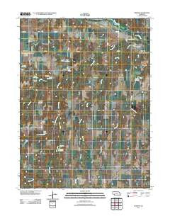 Deweese Nebraska Historical topographic map, 1:24000 scale, 7.5 X 7.5 Minute, Year 2011