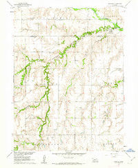 Deweese Nebraska Historical topographic map, 1:24000 scale, 7.5 X 7.5 Minute, Year 1960