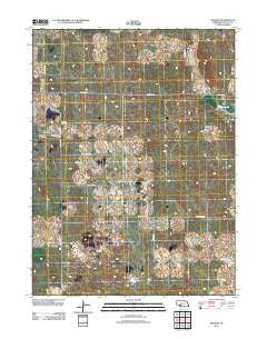 Dickens Nebraska Historical topographic map, 1:24000 scale, 7.5 X 7.5 Minute, Year 2011