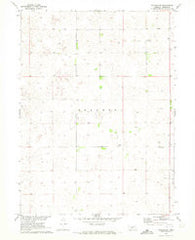 Dickens NE Nebraska Historical topographic map, 1:24000 scale, 7.5 X 7.5 Minute, Year 1970