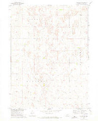 Dickens NW Nebraska Historical topographic map, 1:24000 scale, 7.5 X 7.5 Minute, Year 1970