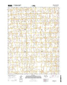 Dickens NE Nebraska Current topographic map, 1:24000 scale, 7.5 X 7.5 Minute, Year 2014