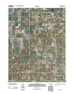 Diller Nebraska Historical topographic map, 1:24000 scale, 7.5 X 7.5 Minute, Year 2011