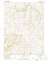 Diller Nebraska Historical topographic map, 1:24000 scale, 7.5 X 7.5 Minute, Year 1970