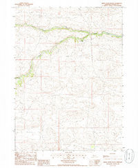 Dismal River Ranch Nebraska Historical topographic map, 1:24000 scale, 7.5 X 7.5 Minute, Year 1985