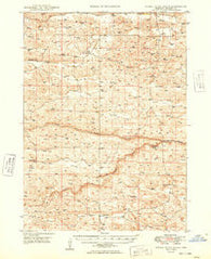 Dismal River Ranch Nebraska Historical topographic map, 1:62500 scale, 15 X 15 Minute, Year 1949