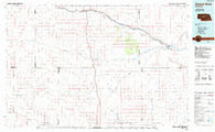 Dismal River Nebraska Historical topographic map, 1:100000 scale, 30 X 60 Minute, Year 1985