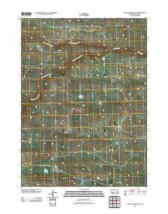 Dismal River Ranch Nebraska Historical topographic map, 1:24000 scale, 7.5 X 7.5 Minute, Year 2011