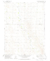 Dittons Creek NW Nebraska Historical topographic map, 1:24000 scale, 7.5 X 7.5 Minute, Year 1973