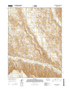 Dittons Creek Nebraska Current topographic map, 1:24000 scale, 7.5 X 7.5 Minute, Year 2014